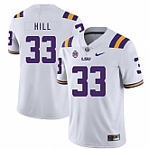 LSU Tigers 33 Jeremy Hill White Nike College Football Jersey Dzhi,baseball caps,new era cap wholesale,wholesale hats